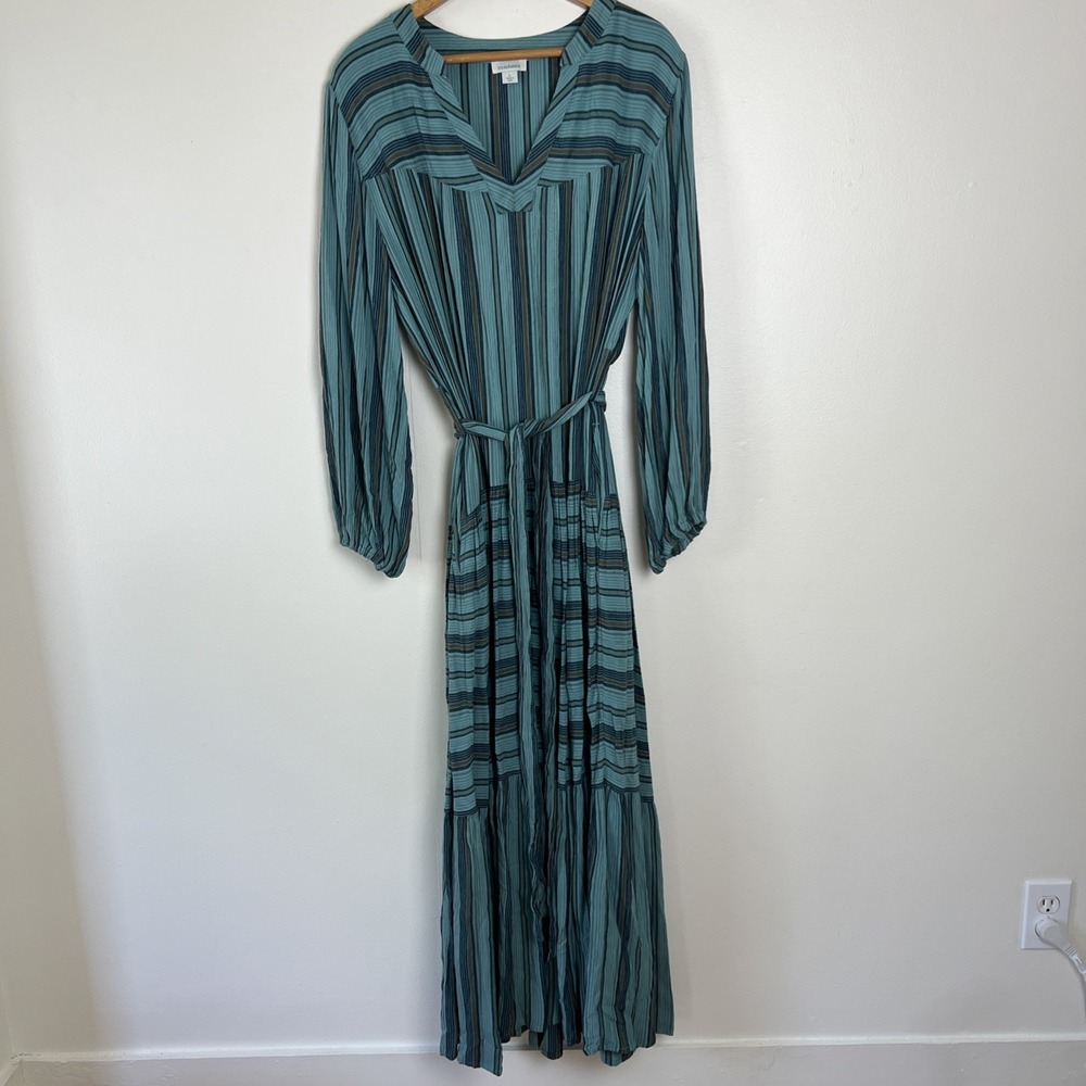Sundance Rooney Maxi Dress Size Large Tiered Western Cowgirl Event $168 - Picture 6 of 14